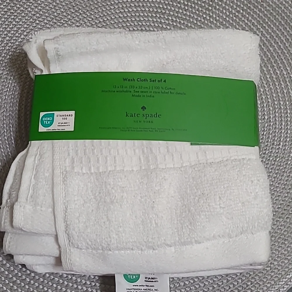 Kate Spade Washcloth Set